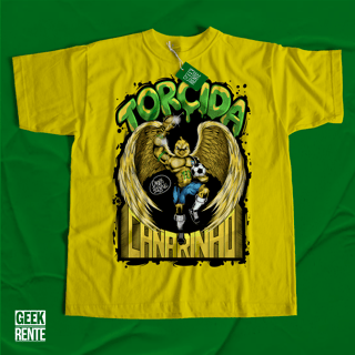 Nome do produto Camiseta Masculina Amarela TORCIDA CANARINHO