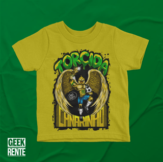Nome do produto Camiseta Infantil Amarela TORCIDA CANARINHO