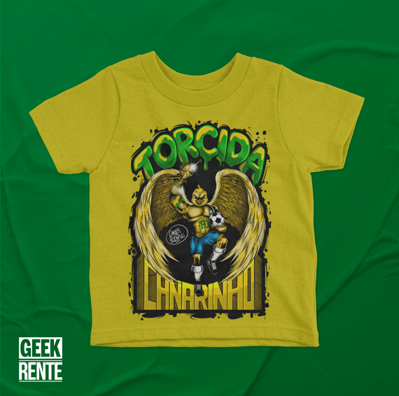 Camiseta Infantil Amarela TORCIDA CANARINHO