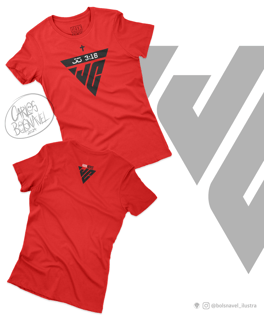 Nome do produto Camiseta Feminina JOÃO 3:16 JC / LOGO FIFA 3