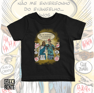 Camiseta Infantil - Não me envergonho do Evangelho