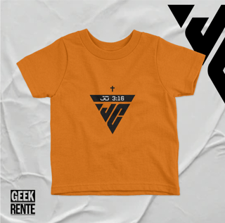 Nome do produto Camiseta Infantil JOÃO 3:16 JC / LOGO FIFA 3