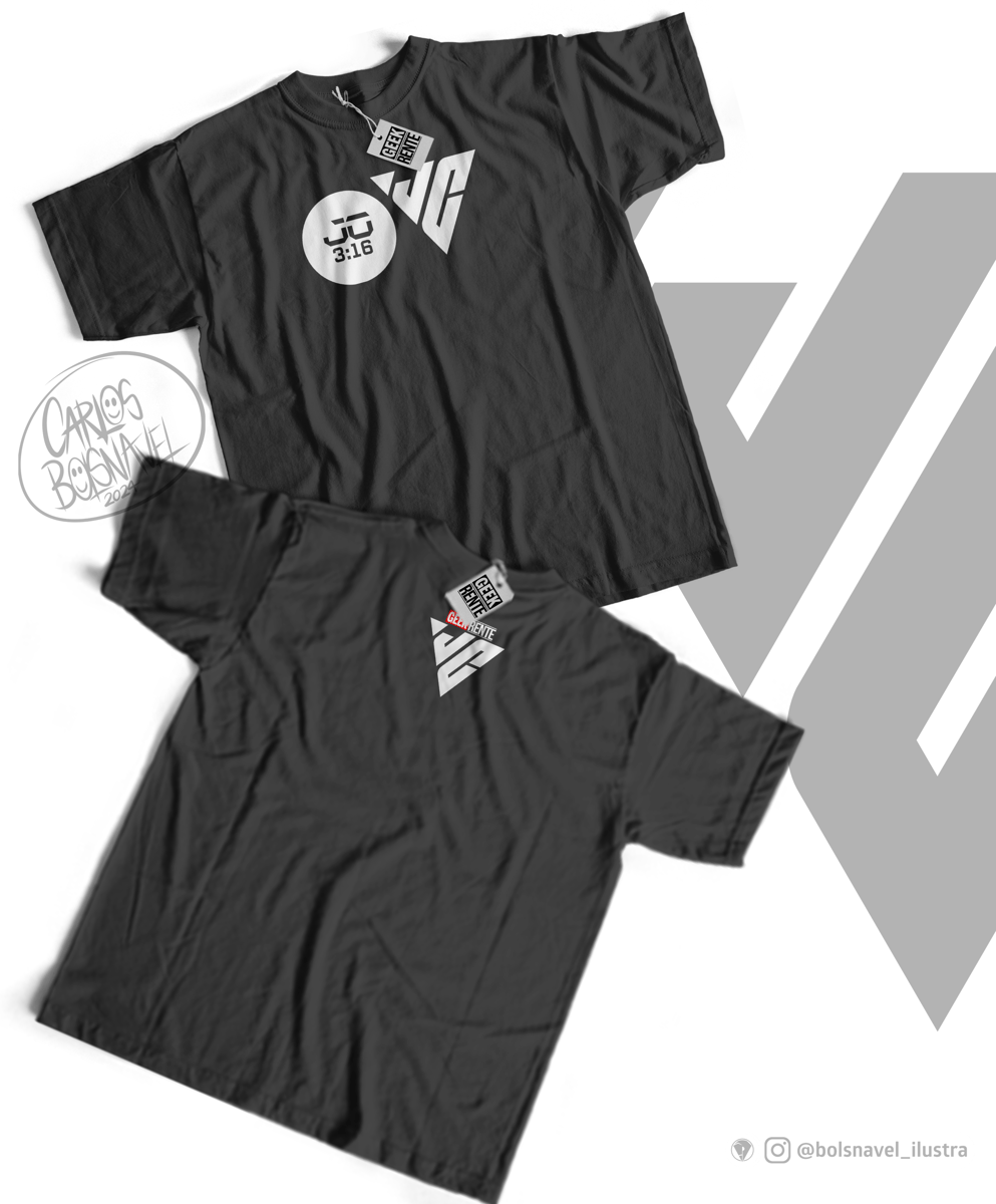 Nome do produto: Camiseta Masculina Preta JOÃO 3:16 / LOGO FIFA 1