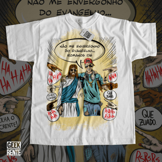 Nome do produto Camiseta Masculina - Não me envergonho do Evangelho