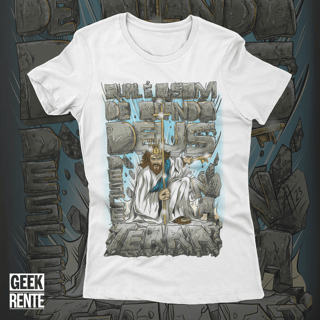 Nome do produto Camiseta Feminina Qual é o som de quando Deus desce na terra?