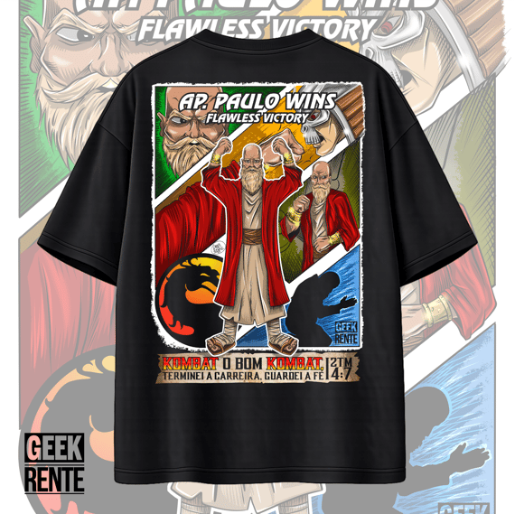Oversized - KOMBAT O BOM KOMBAT 2TM 4:7 APOSTOLO PAULO WINS