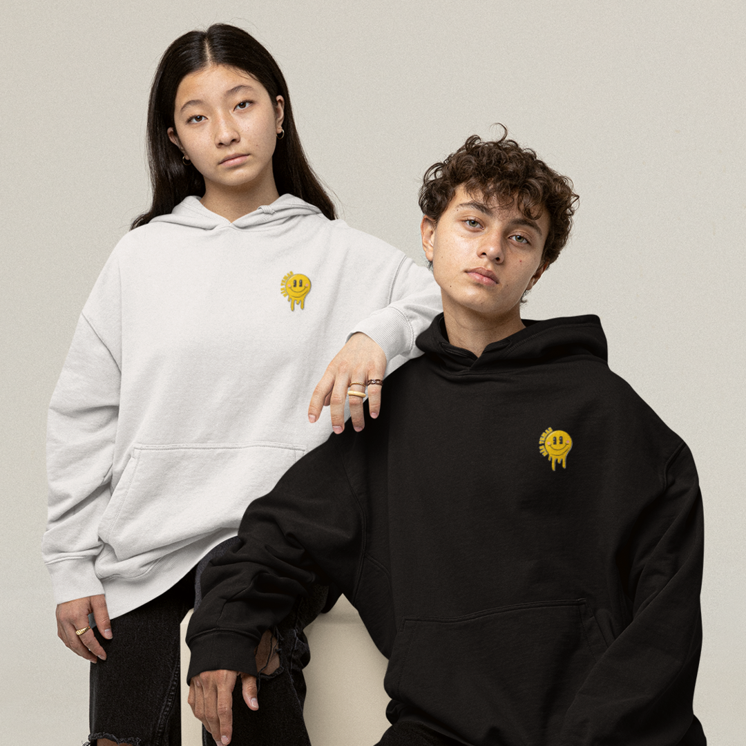 Nome do produto: Moletom Canguru Unissex Emoji Minimalista | Coleção Não Temas