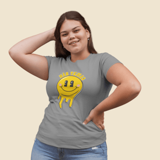 Nome do produto T-Shirt Plus Size Unissex Emoji | Coleção Não Temas