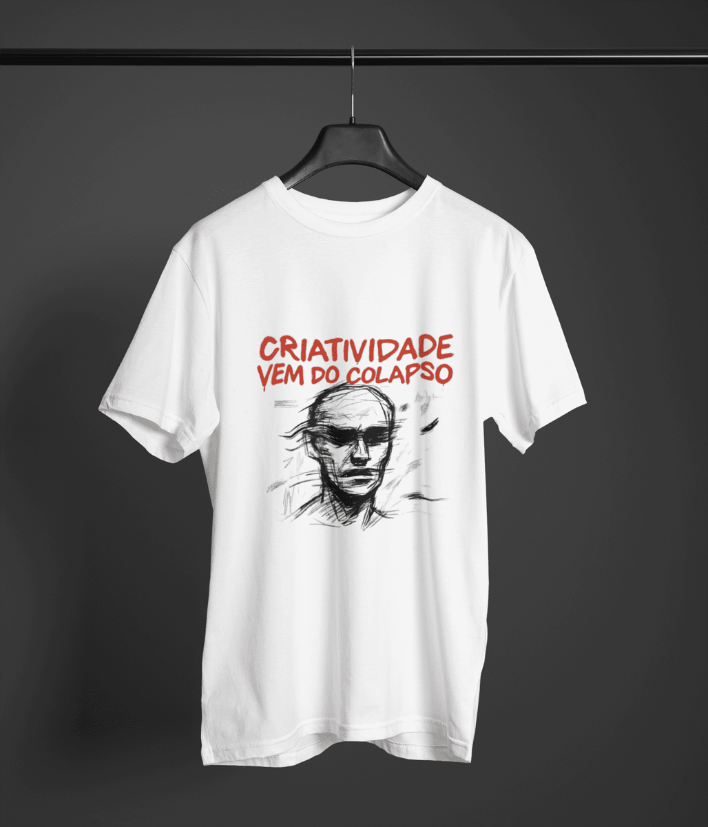Nome do produto: Camiseta Prime - Criatividade vem do colapso! 