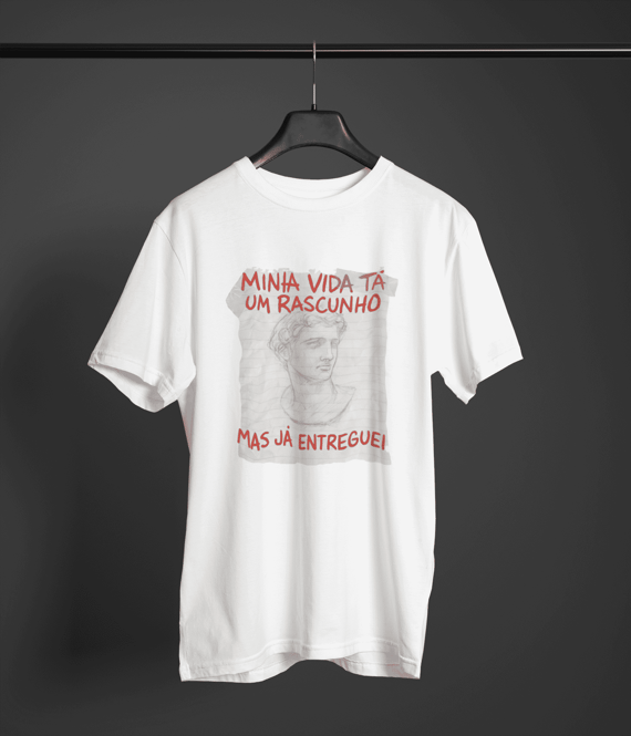 Camiseta Prime - Minha vida tá um rascunho! 