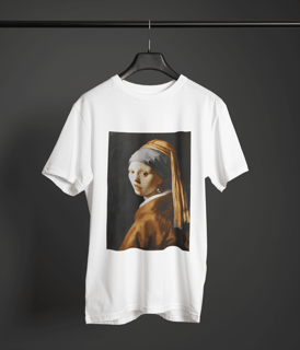 Nome do produto Camiseta Prime - Moça com o Brinco de Pérola 