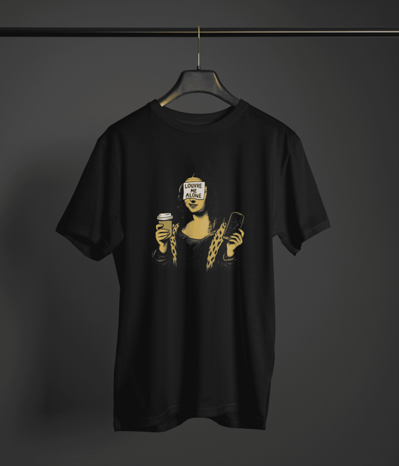 Camiseta Prime - Mona Lisa - Louvre Me Alone 