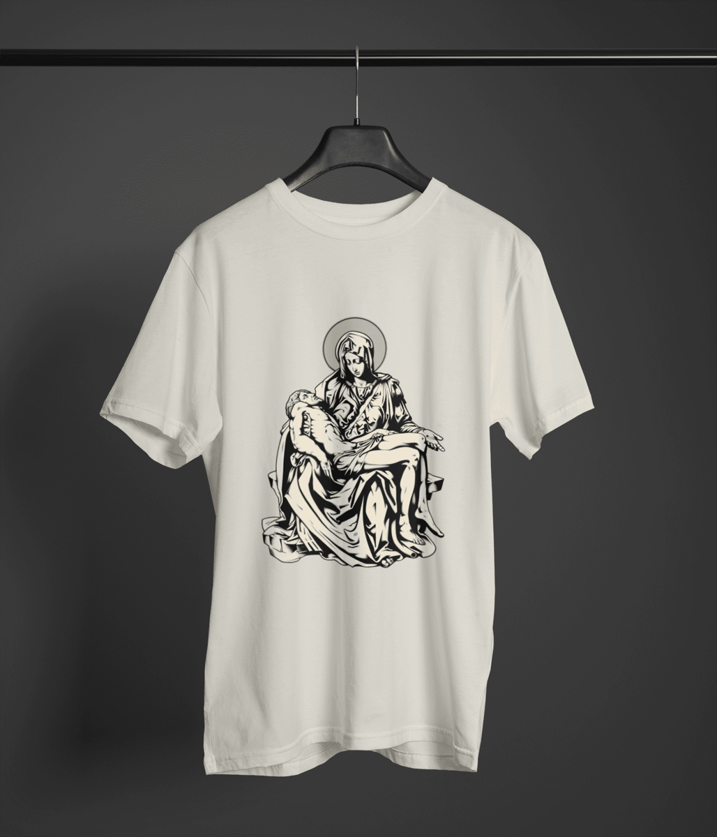 Nome do produto: Camiseta Prime - A Pietà de Michelangelo 