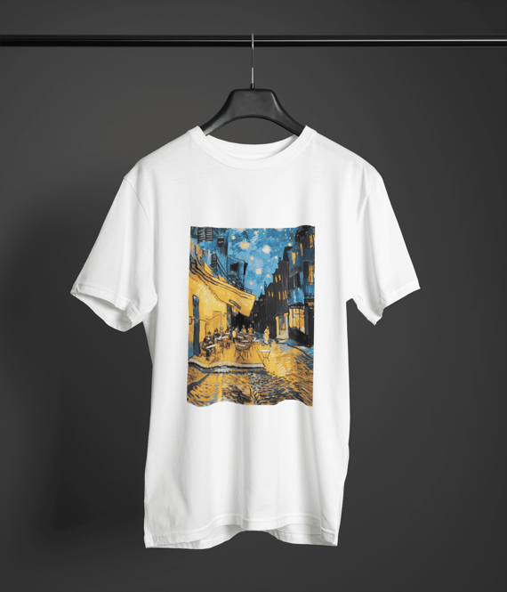 Camiseta Prime - Terraço do Café à Noite 