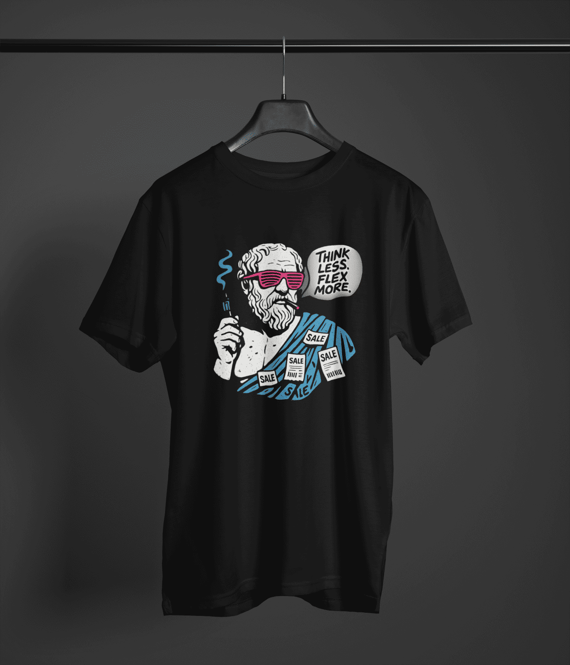 Camiseta Prime - Think Less. Flex More. 