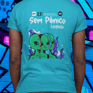 Nome do produto Camiseta ''Sem pânico!'' Aliens