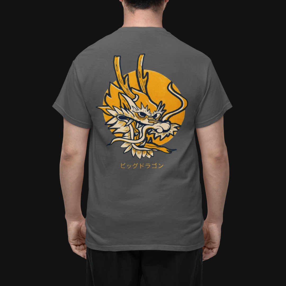 Camiseta Dragão Amarelo