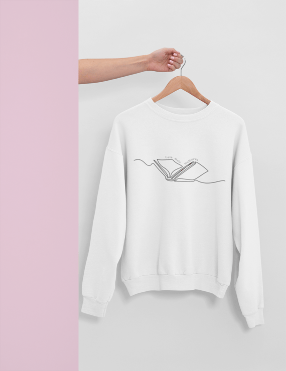 Moletom Fechado Leia Mais Mulheres