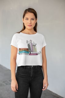 Nome do produto Camiseta Cropped Biblioteca Nacional