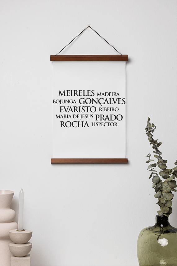 Poster Retrato Autoras Brasileiras