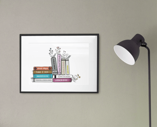 Poster Paisagem Biblioteca Nacional