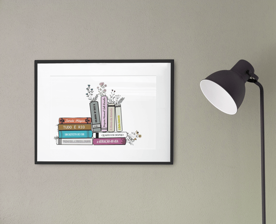 Poster Paisagem Biblioteca Nacional