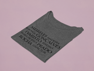 Nome do produto Camiseta Feminina Estonada Baby Long Autoras Brasileiras