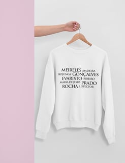 Nome do produto Moletom Fechado Autoras Brasileiras