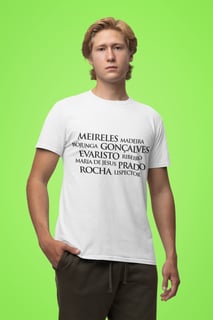 Nome do produto Camiseta Masculina Autoras Brasileiras