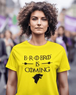 Nome do produto Camiseta Bro Bró is Coming Baby Long Feminina