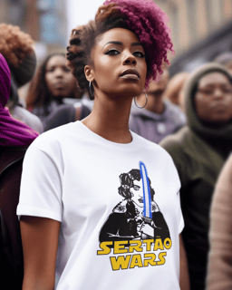 Nome do produto Camiseta Sertão Wars Baby Long Feminina
