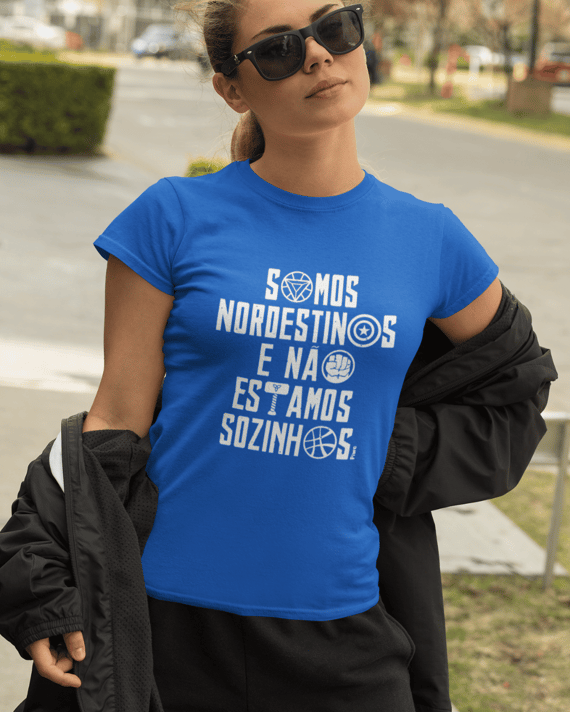Camiseta Somos Nordestinos Baby Long Feminina