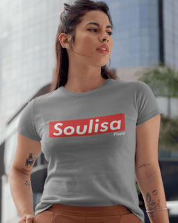 Nome do produto Camiseta Sou Lisa Baby Long Feminina