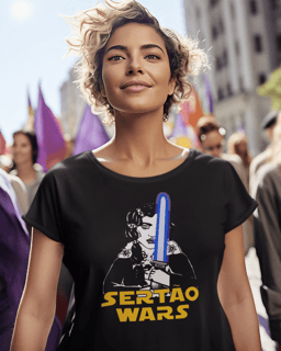 Nome do produto Camiseta Sertão Wars Baby Long Feminina