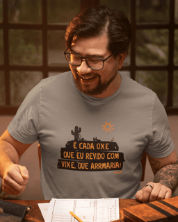 Nome do produto Camiseta É Cada Oxe Masculina