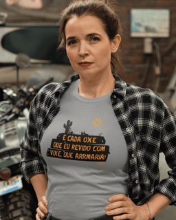 Nome do produto Camiseta É Cada Oxe Baby Long Feminina