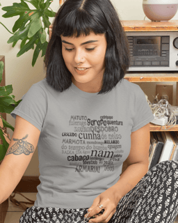 Camiseta Dialetos Baby Long Feminina