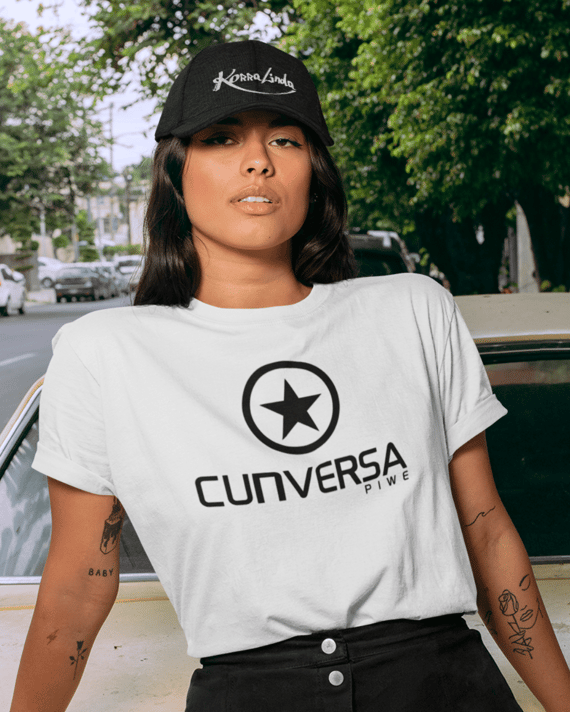 Camiseta Cunversa Baby Long Feminina