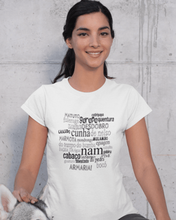Nome do produto Camiseta Dialetos Baby Long Feminina