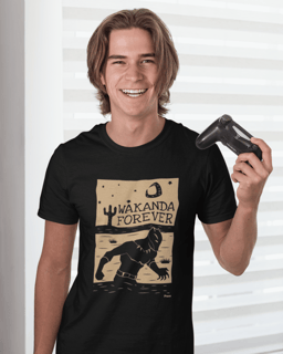 Nome do produto Camiseta Wakanda Forever Masculina