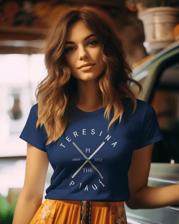 Camiseta Teresina Piauí Baby Long Feminina