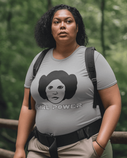 Nome do produto Camiseta Girl Power Baby Long Feminina