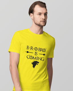 Nome do produto Camiseta Bro Bró is Coming