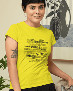 Nome do produto Camiseta Dialetos Baby Long Feminina