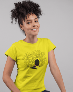 Nome do produto Camiseta Cachos Baby Long Feminina