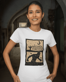 Nome do produto Camiseta Wakanda Forever Baby Long Feminina