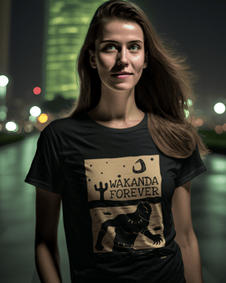 Nome do produto Camiseta Wakanda Forever Baby Long Feminina