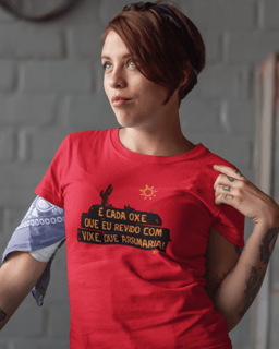 Nome do produto Camiseta É Cada Oxe Baby Long Feminina
