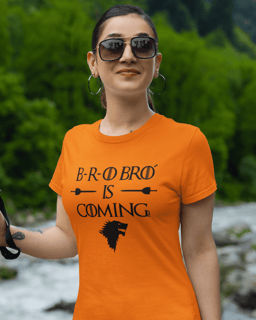 Nome do produto Camiseta Bro Bró is Coming Baby Long Feminina