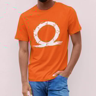 Nome do produto CAMISETA GOD OF WAR LOGO BRANCA (VÁRIAS CORES)